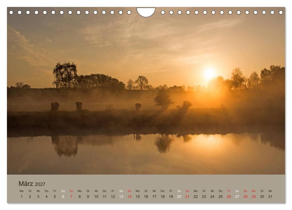 Weitere Ansicht: Lichtstimmungen im schönen Schleswig Holstein (Wandkalender 2027 DIN A4 quer), CALVENDO Monatskalender | Andrea Potratz, Calvendo