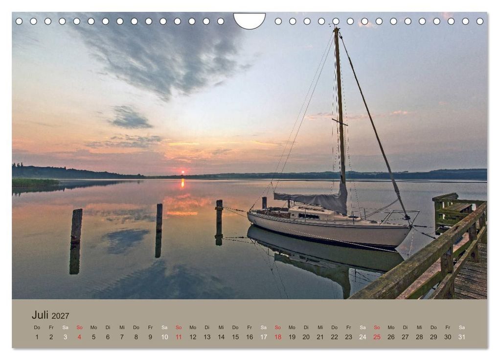 Weitere Ansicht: Lichtstimmungen im schönen Schleswig Holstein (Wandkalender 2027 DIN A4 quer), CALVENDO Monatskalender | Andrea Potratz, Calvendo