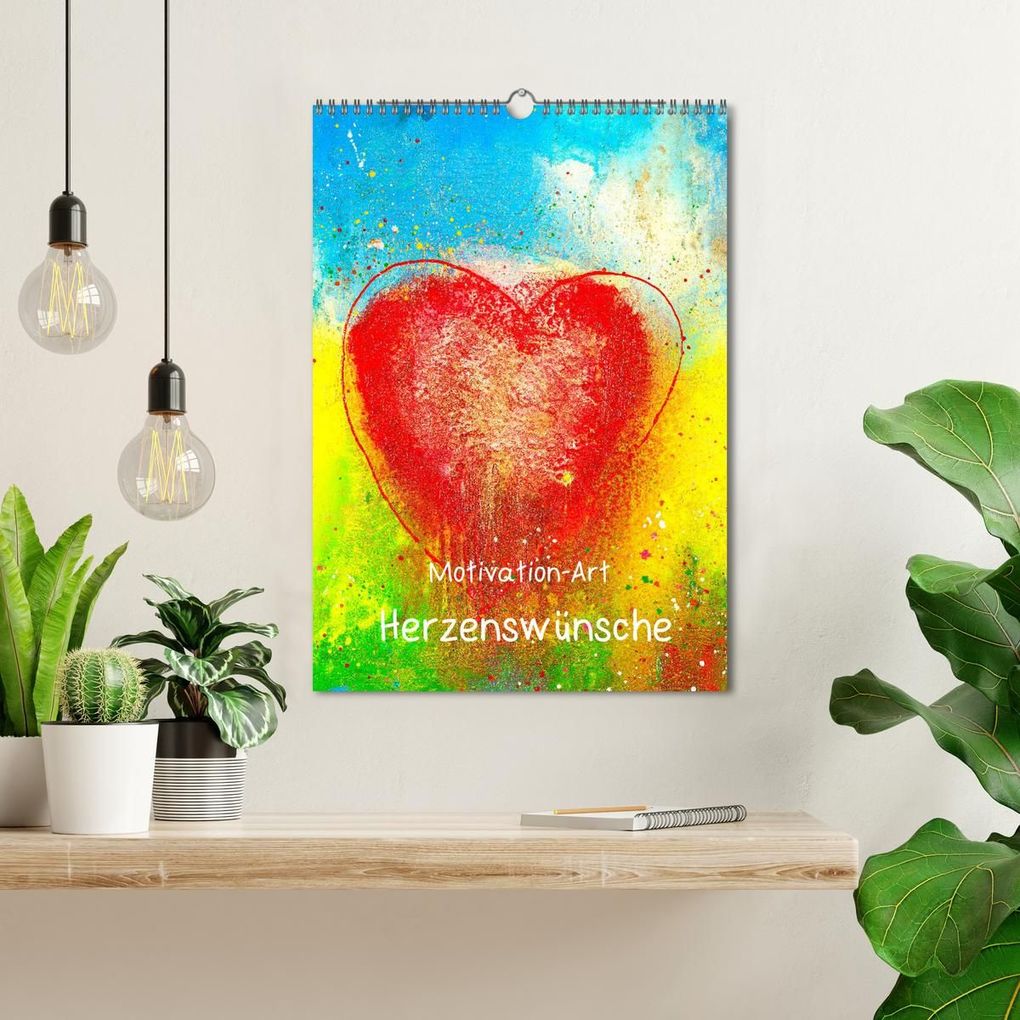 Weitere Ansicht: Motivation-Art Herzenswünsche (Wandkalender 2027 DIN A3 hoch), CALVENDO Monatskalender | Jörg Lehmann, Calvendo