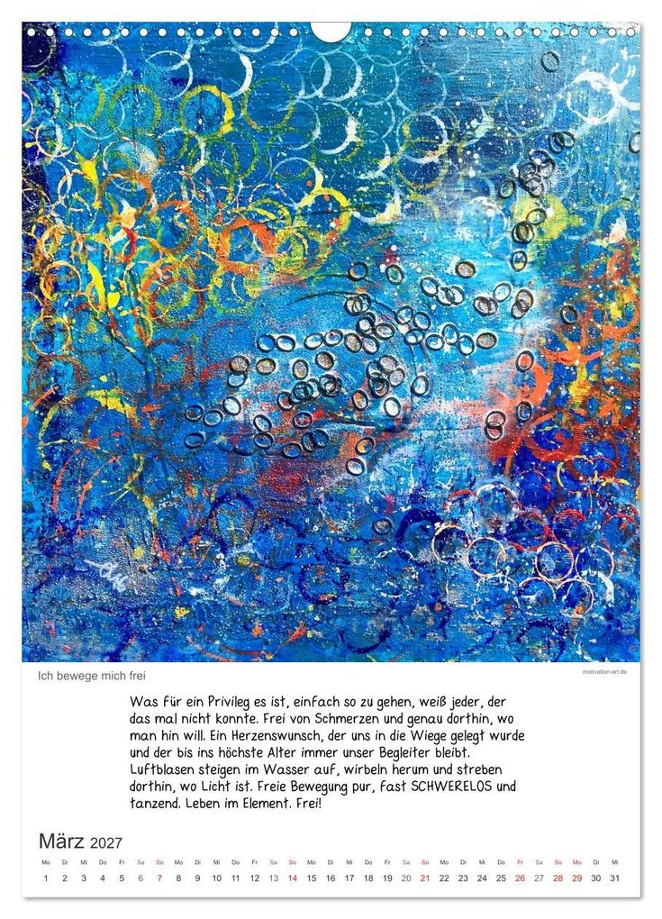Weitere Ansicht: Motivation-Art Herzenswünsche (Wandkalender 2027 DIN A3 hoch), CALVENDO Monatskalender | Jörg Lehmann, Calvendo