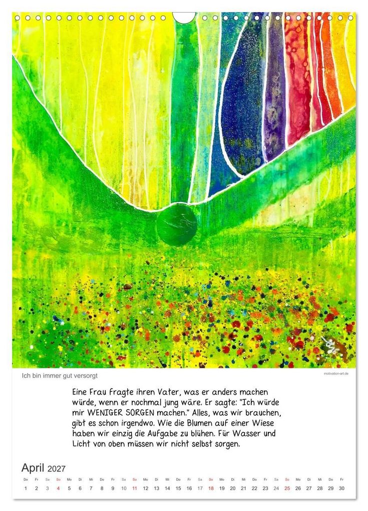 Weitere Ansicht: Motivation-Art Herzenswünsche (Wandkalender 2027 DIN A3 hoch), CALVENDO Monatskalender | Jörg Lehmann, Calvendo