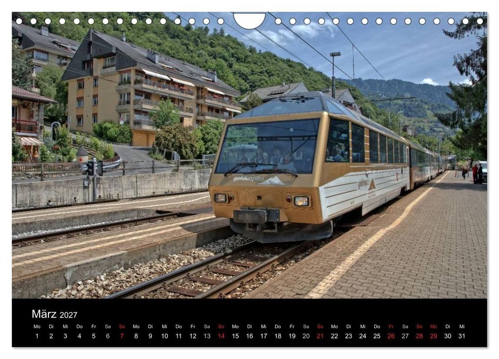 Weitere Ansicht: Schweizer Eisenbahn (Wandkalender 2027 DIN A4 quer), CALVENDO Monatskalender | Rudolf J. Strutz, Calvendo