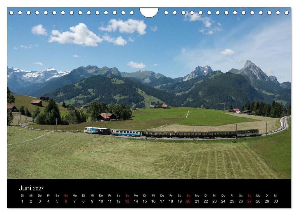 Weitere Ansicht: Schweizer Eisenbahn (Wandkalender 2027 DIN A4 quer), CALVENDO Monatskalender | Rudolf J. Strutz, Calvendo