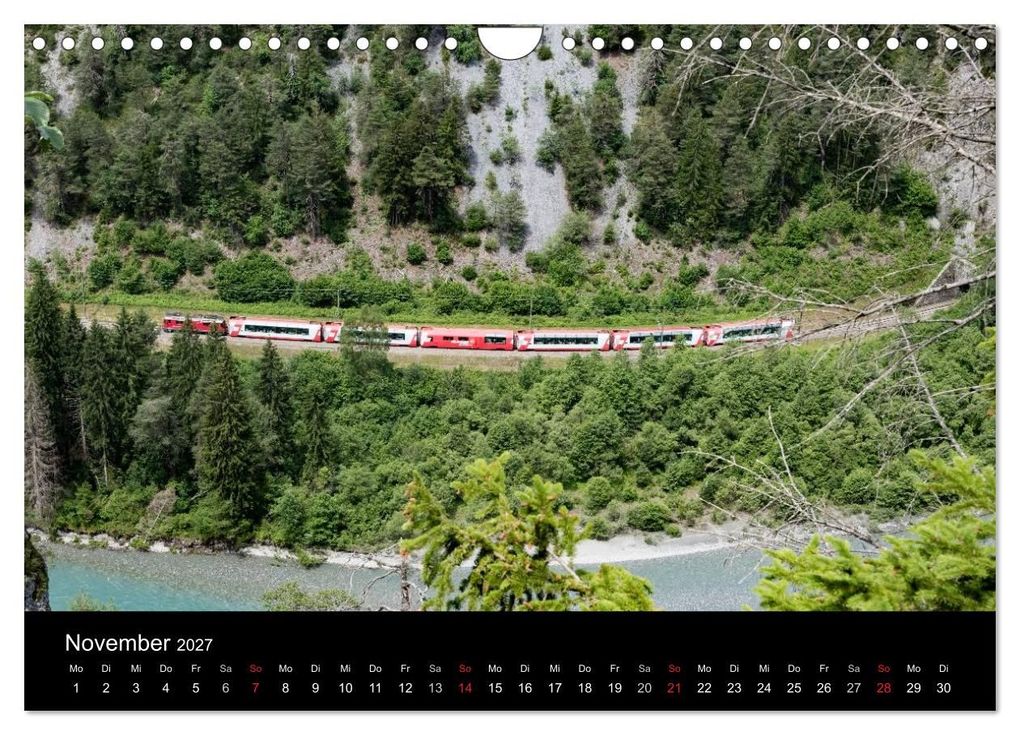 Weitere Ansicht: Schweizer Eisenbahn (Wandkalender 2027 DIN A4 quer), CALVENDO Monatskalender | Rudolf J. Strutz, Calvendo