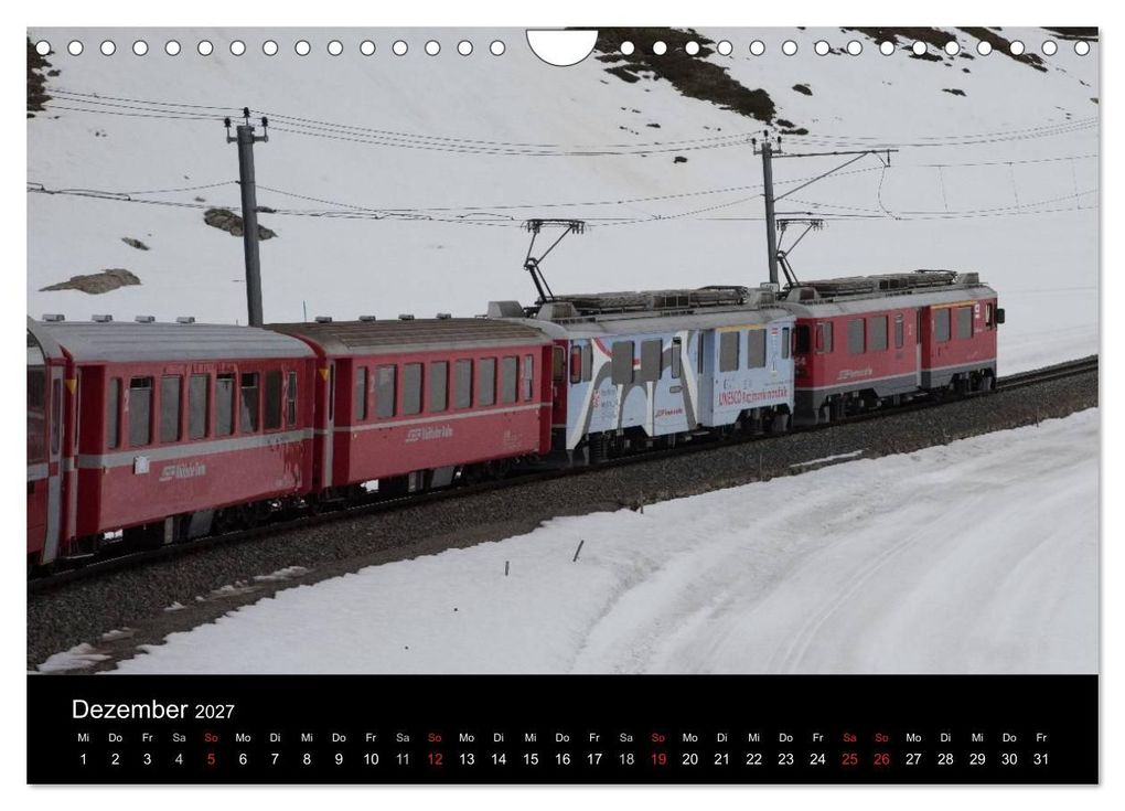 Weitere Ansicht: Schweizer Eisenbahn (Wandkalender 2027 DIN A4 quer), CALVENDO Monatskalender | Rudolf J. Strutz, Calvendo