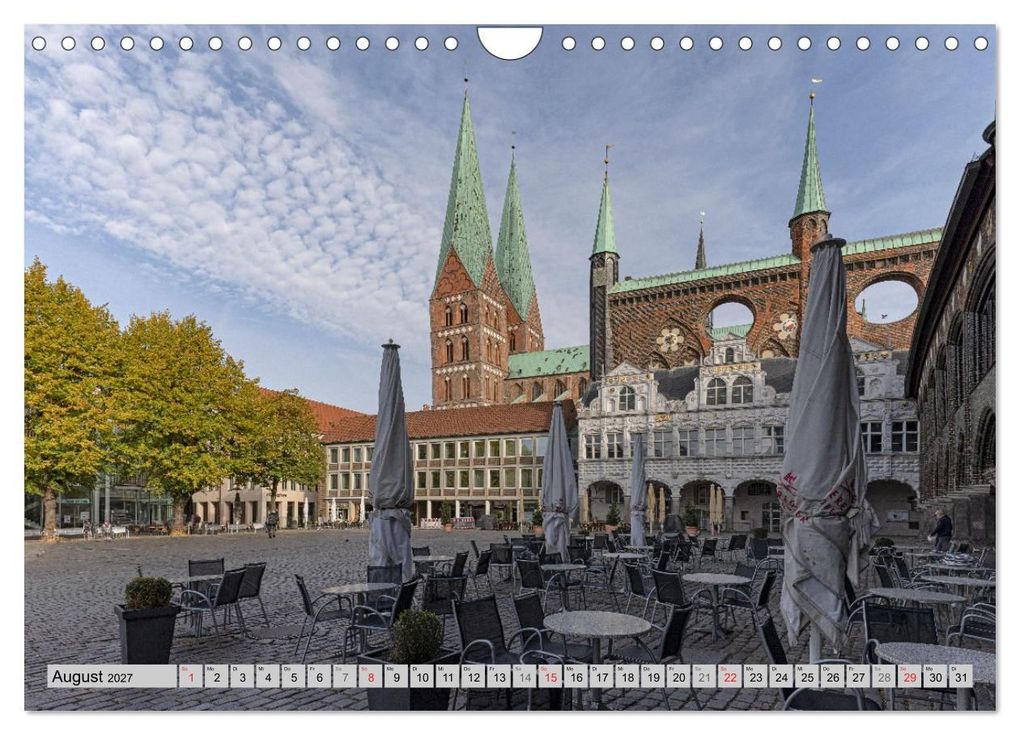 Weitere Ansicht: Hansestadt Lübeck (Wandkalender 2027 DIN A4 quer), CALVENDO Monatskalender | Andrea Potratz, Calvendo