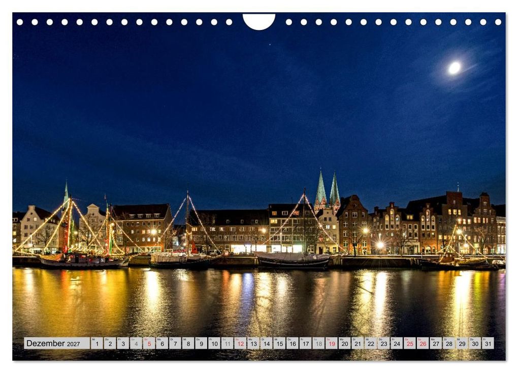 Weitere Ansicht: Hansestadt Lübeck (Wandkalender 2027 DIN A4 quer), CALVENDO Monatskalender | Andrea Potratz, Calvendo