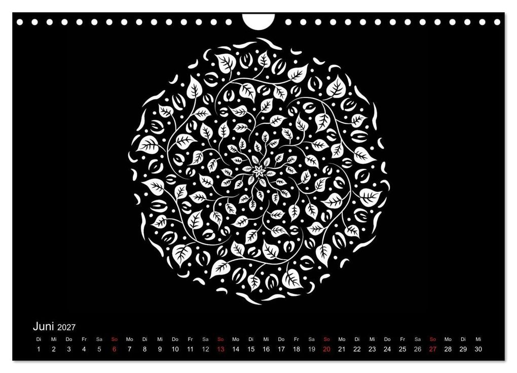 Weitere Ansicht: Entspannung und Ruhe durch Mandalas (Wandkalender 2027 DIN A4 quer), CALVENDO Monatskalender | Heike Langenkamp, Calvendo