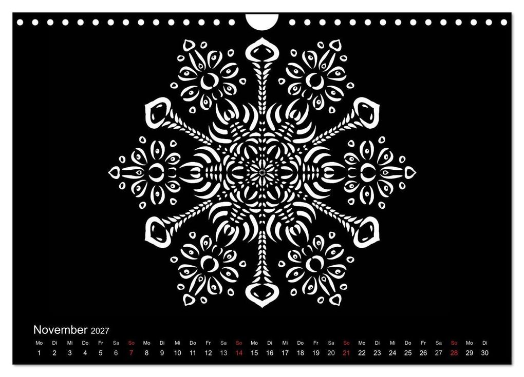 Weitere Ansicht: Entspannung und Ruhe durch Mandalas (Wandkalender 2027 DIN A4 quer), CALVENDO Monatskalender | Heike Langenkamp, Calvendo