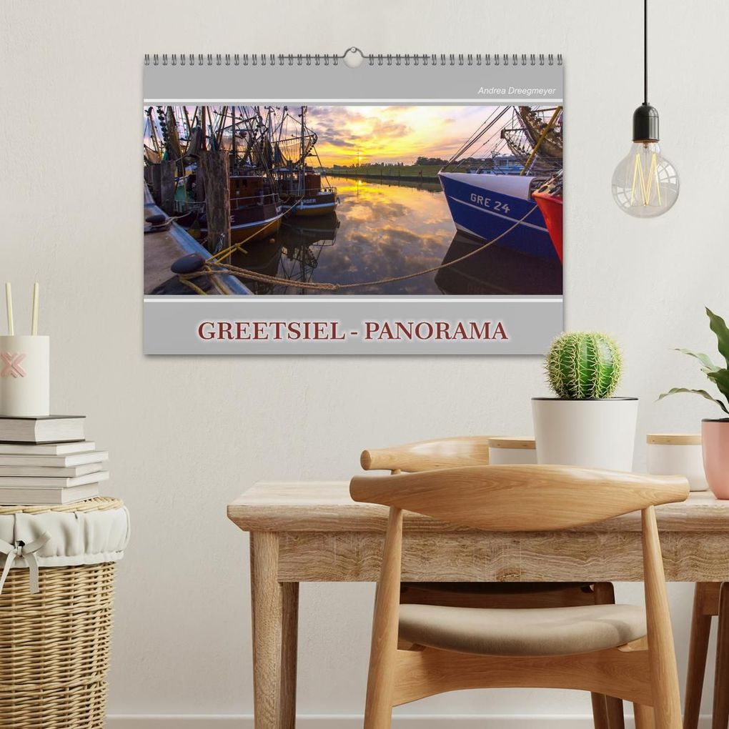 Weitere Ansicht: Greetsiel-Panorama (Wandkalender 2027 DIN A3 quer), CALVENDO Monatskalender | Andrea Dreegmeyer, Calvendo