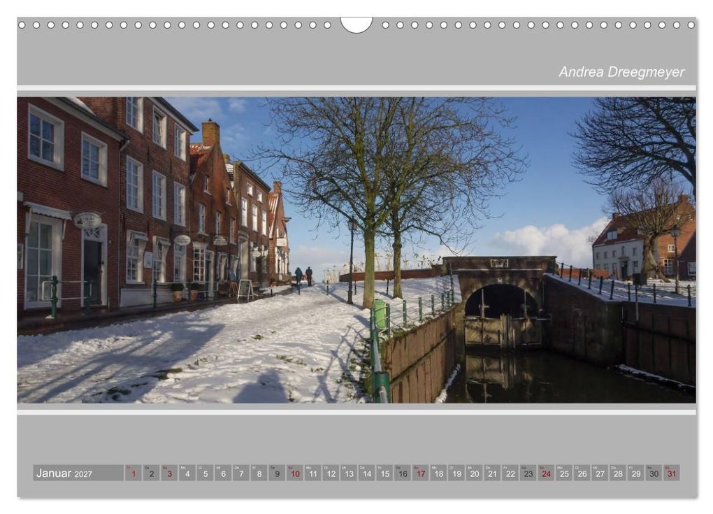 Weitere Ansicht: Greetsiel-Panorama (Wandkalender 2027 DIN A3 quer), CALVENDO Monatskalender | Andrea Dreegmeyer, Calvendo