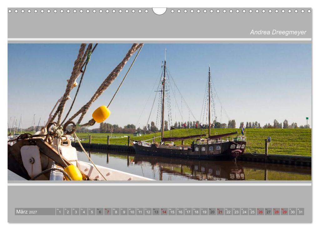 Weitere Ansicht: Greetsiel-Panorama (Wandkalender 2027 DIN A3 quer), CALVENDO Monatskalender | Andrea Dreegmeyer, Calvendo