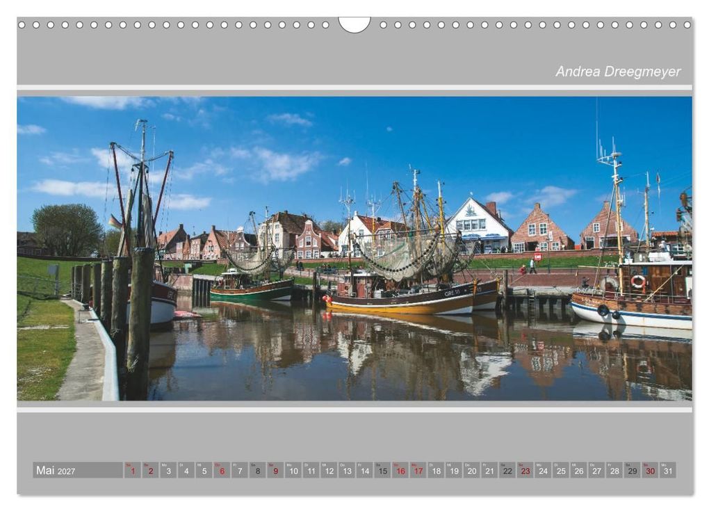 Weitere Ansicht: Greetsiel-Panorama (Wandkalender 2027 DIN A3 quer), CALVENDO Monatskalender | Andrea Dreegmeyer, Calvendo
