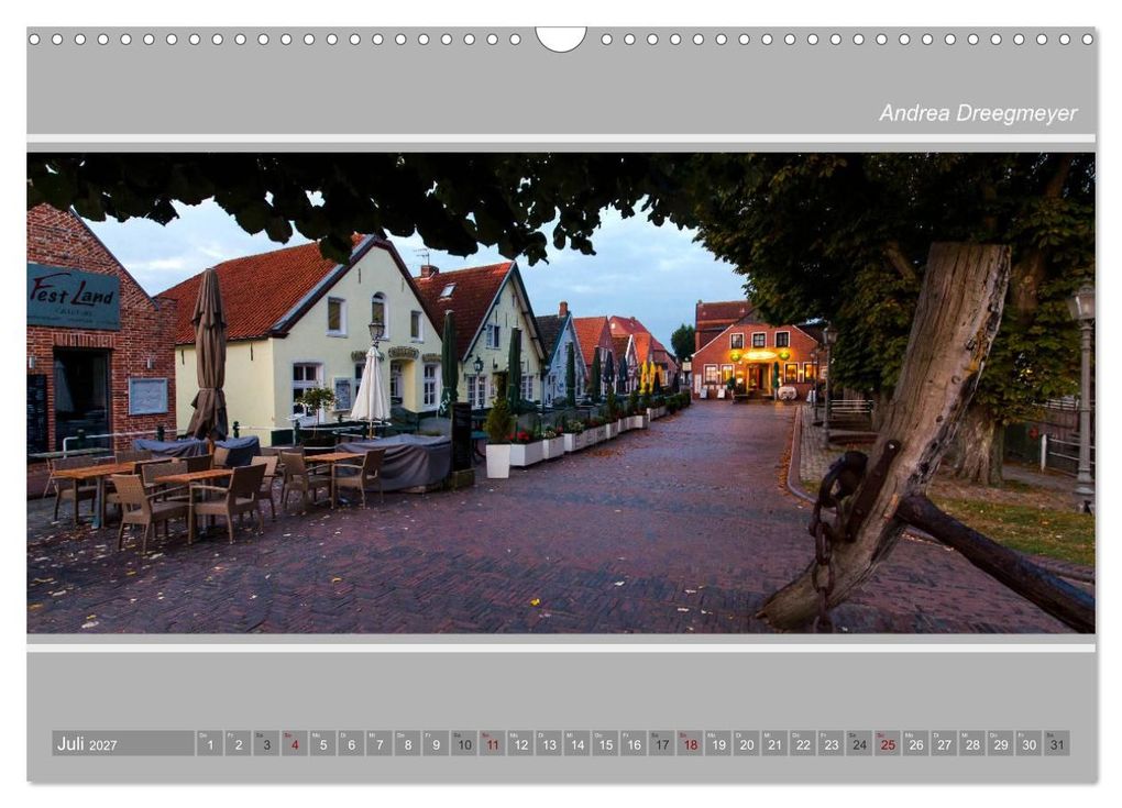Weitere Ansicht: Greetsiel-Panorama (Wandkalender 2027 DIN A3 quer), CALVENDO Monatskalender | Andrea Dreegmeyer, Calvendo
