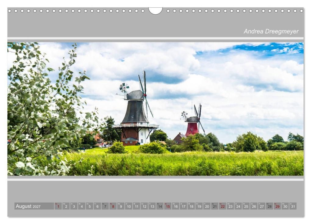 Weitere Ansicht: Greetsiel-Panorama (Wandkalender 2027 DIN A3 quer), CALVENDO Monatskalender | Andrea Dreegmeyer, Calvendo