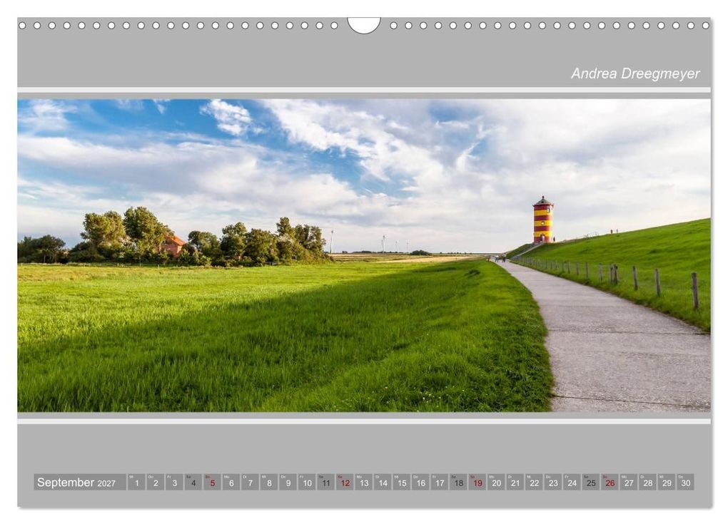 Weitere Ansicht: Greetsiel-Panorama (Wandkalender 2027 DIN A3 quer), CALVENDO Monatskalender | Andrea Dreegmeyer, Calvendo