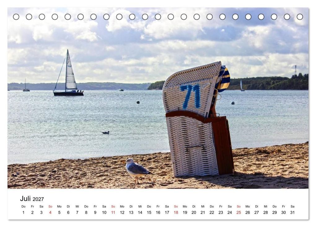 Weitere Ansicht: Strande und Bülk 2027 (Tischkalender 2027 DIN A5 quer), CALVENDO Monatskalender | Ralf Thomsen, Calvendo