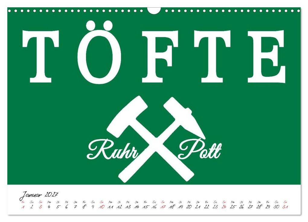 Weitere Ansicht: Ruhrpott Vokabeln (Wandkalender 2027 DIN A3 quer), CALVENDO Monatskalender | Christine Daus, Calvendo