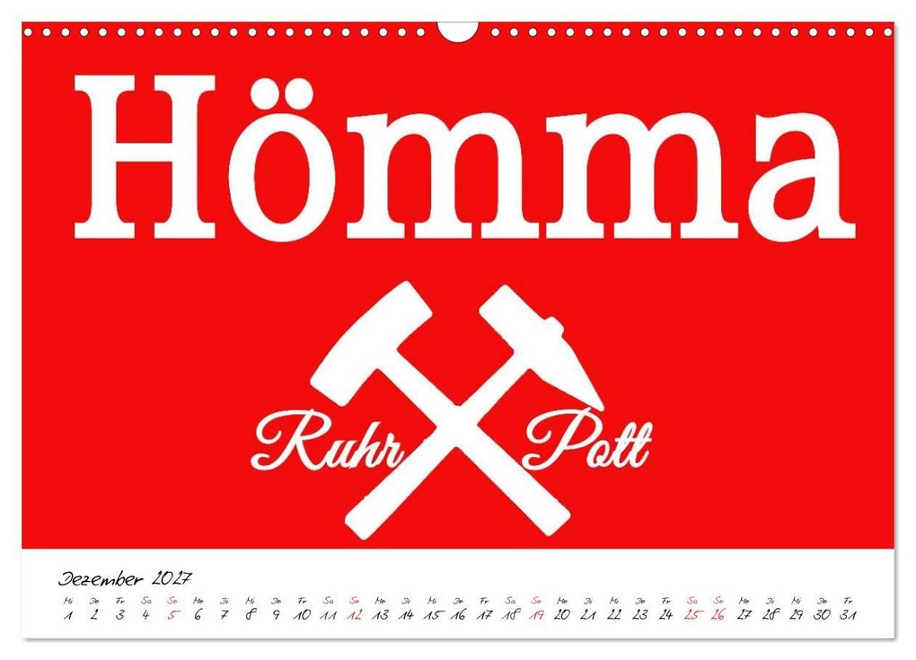Weitere Ansicht: Ruhrpott Vokabeln (Wandkalender 2027 DIN A3 quer), CALVENDO Monatskalender | Christine Daus, Calvendo