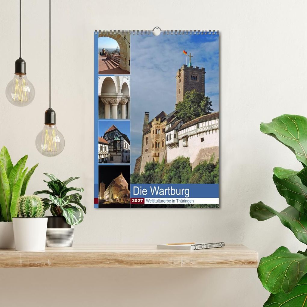 Weitere Ansicht: Die Wartburg - Weltkulturerbe in Thüringen (Wandkalender 2027 DIN A3 hoch), CALVENDO Monatskalender | Volker Geyer, Calvendo
