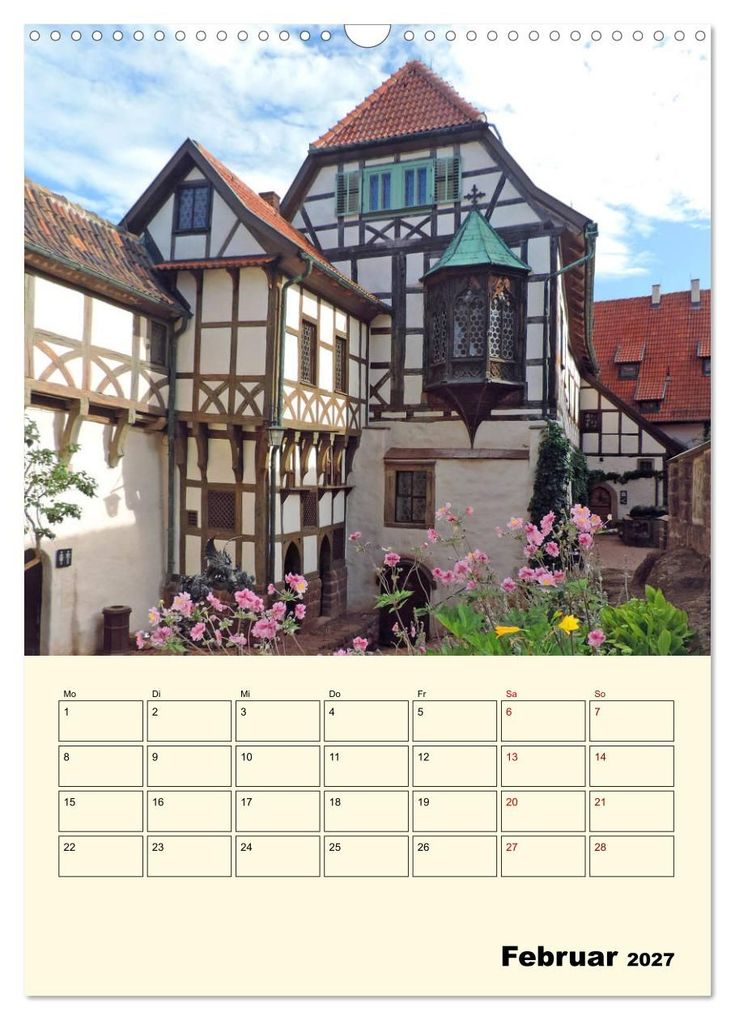 Weitere Ansicht: Die Wartburg - Weltkulturerbe in Thüringen (Wandkalender 2027 DIN A3 hoch), CALVENDO Monatskalender | Volker Geyer, Calvendo