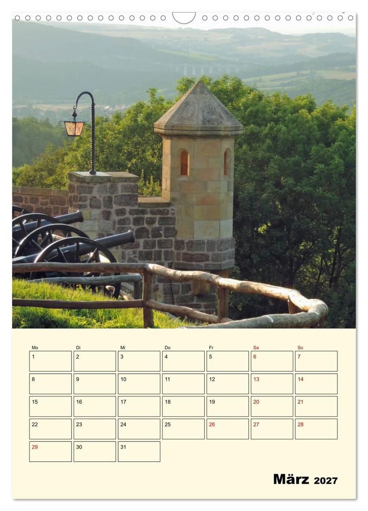 Weitere Ansicht: Die Wartburg - Weltkulturerbe in Thüringen (Wandkalender 2027 DIN A3 hoch), CALVENDO Monatskalender | Volker Geyer, Calvendo