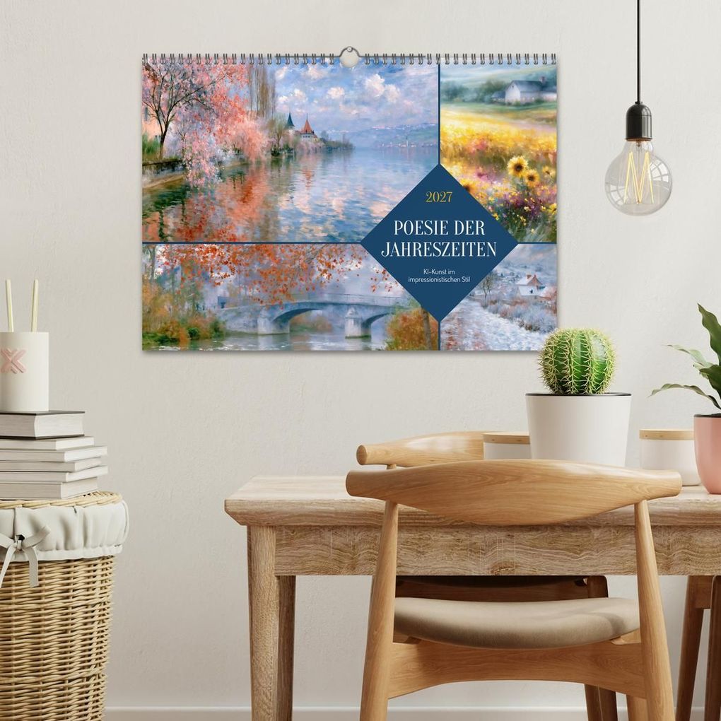 Weitere Ansicht: Poesie der Jahreszeiten (Wandkalender 2027 DIN A3 quer), CALVENDO Monatskalender | Sabine Löwer, Calvendo