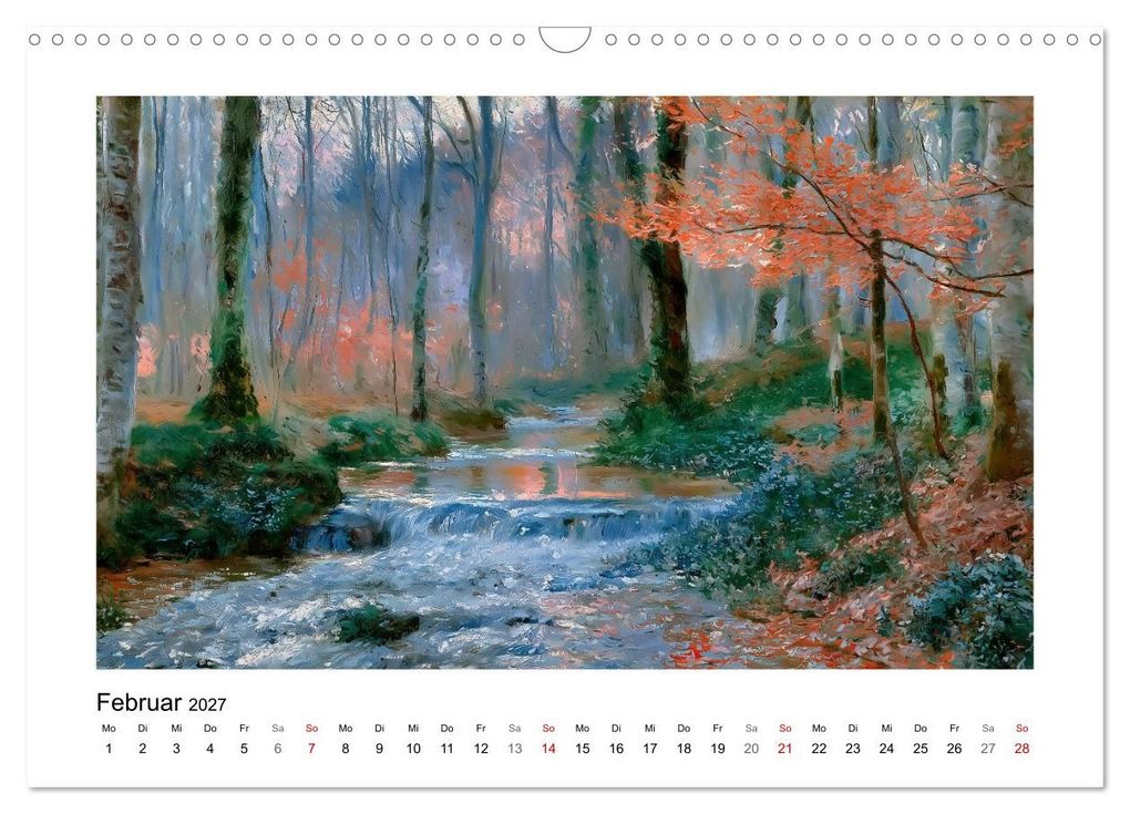 Weitere Ansicht: Poesie der Jahreszeiten (Wandkalender 2027 DIN A3 quer), CALVENDO Monatskalender | Sabine Löwer, Calvendo