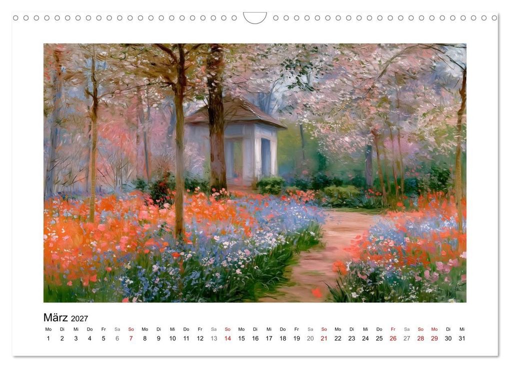 Weitere Ansicht: Poesie der Jahreszeiten (Wandkalender 2027 DIN A3 quer), CALVENDO Monatskalender | Sabine Löwer, Calvendo