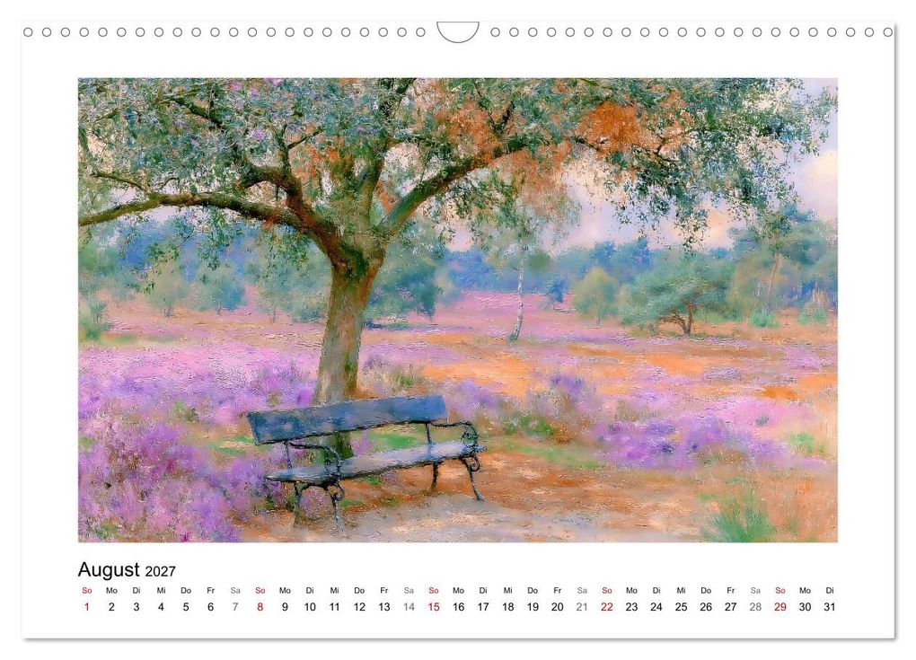 Weitere Ansicht: Poesie der Jahreszeiten (Wandkalender 2027 DIN A3 quer), CALVENDO Monatskalender | Sabine Löwer, Calvendo
