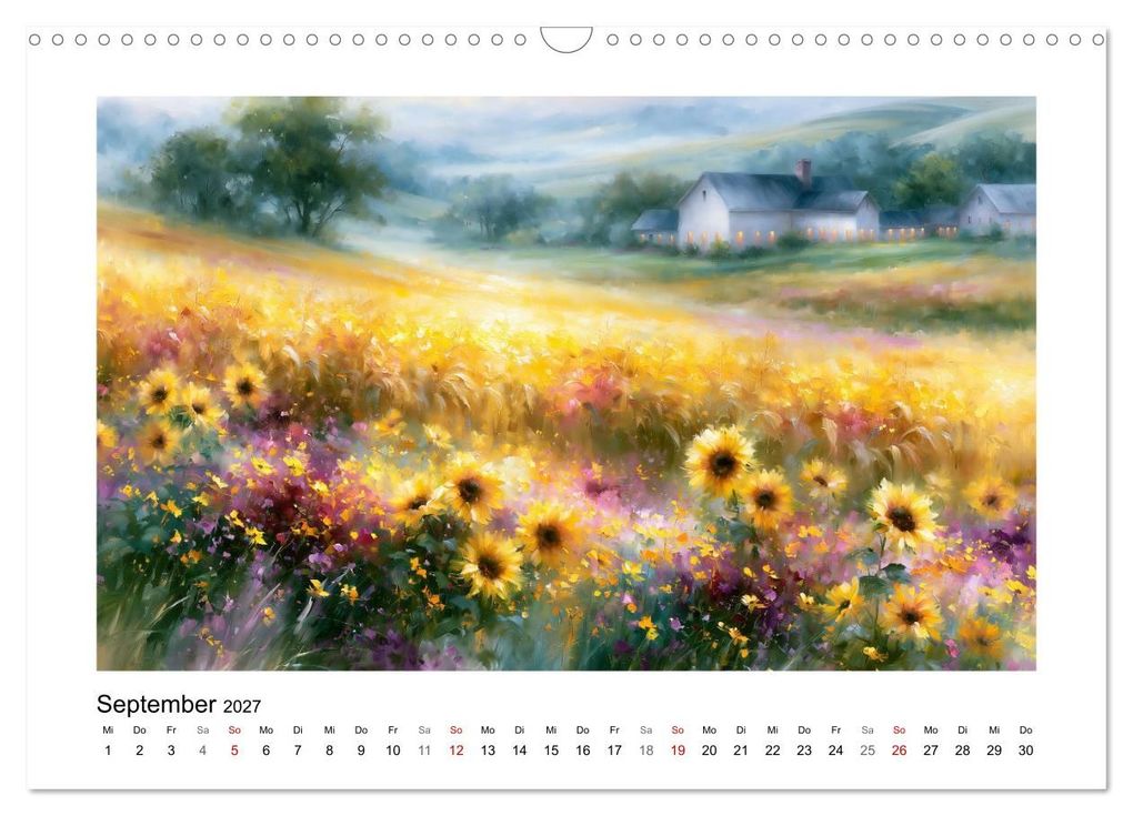 Weitere Ansicht: Poesie der Jahreszeiten (Wandkalender 2027 DIN A3 quer), CALVENDO Monatskalender | Sabine Löwer, Calvendo
