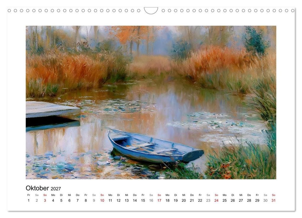 Weitere Ansicht: Poesie der Jahreszeiten (Wandkalender 2027 DIN A3 quer), CALVENDO Monatskalender | Sabine Löwer, Calvendo