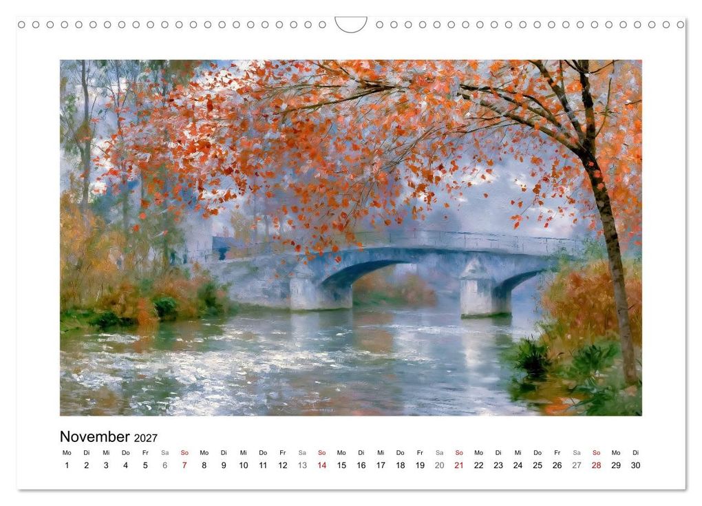 Weitere Ansicht: Poesie der Jahreszeiten (Wandkalender 2027 DIN A3 quer), CALVENDO Monatskalender | Sabine Löwer, Calvendo
