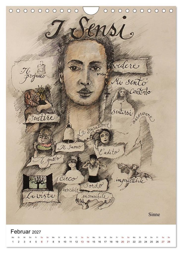 Weitere Ansicht: Italienisch Lernen in Bildern (Wandkalender 2027 DIN A4 hoch), CALVENDO Monatskalender | Eva Demuth, Calvendo