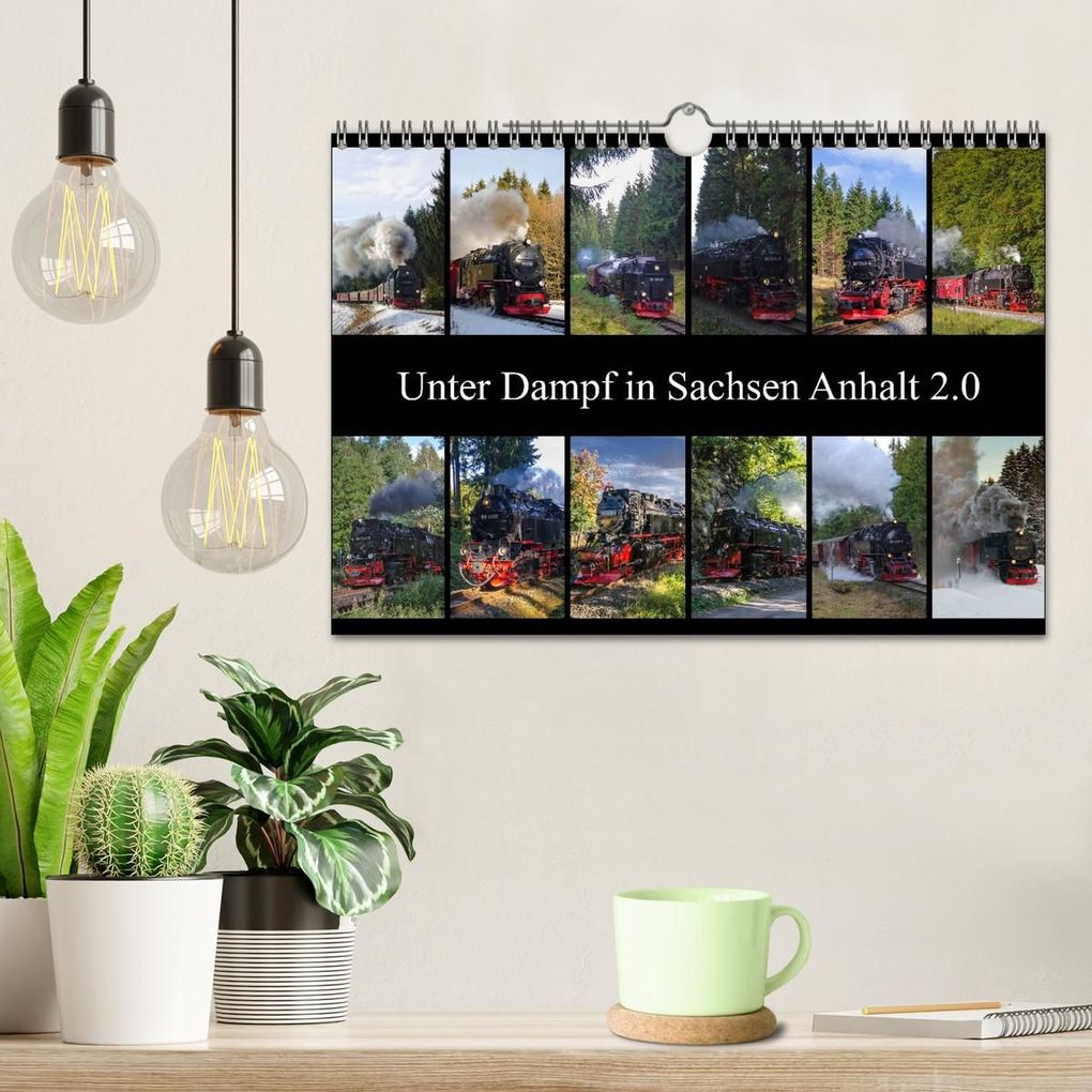 Weitere Ansicht: Unter Dampf in Sachsen Anhalt 2.0 (Wandkalender 2027 DIN A4 quer), CALVENDO Monatskalender | Steffen Gierok, Calvendo