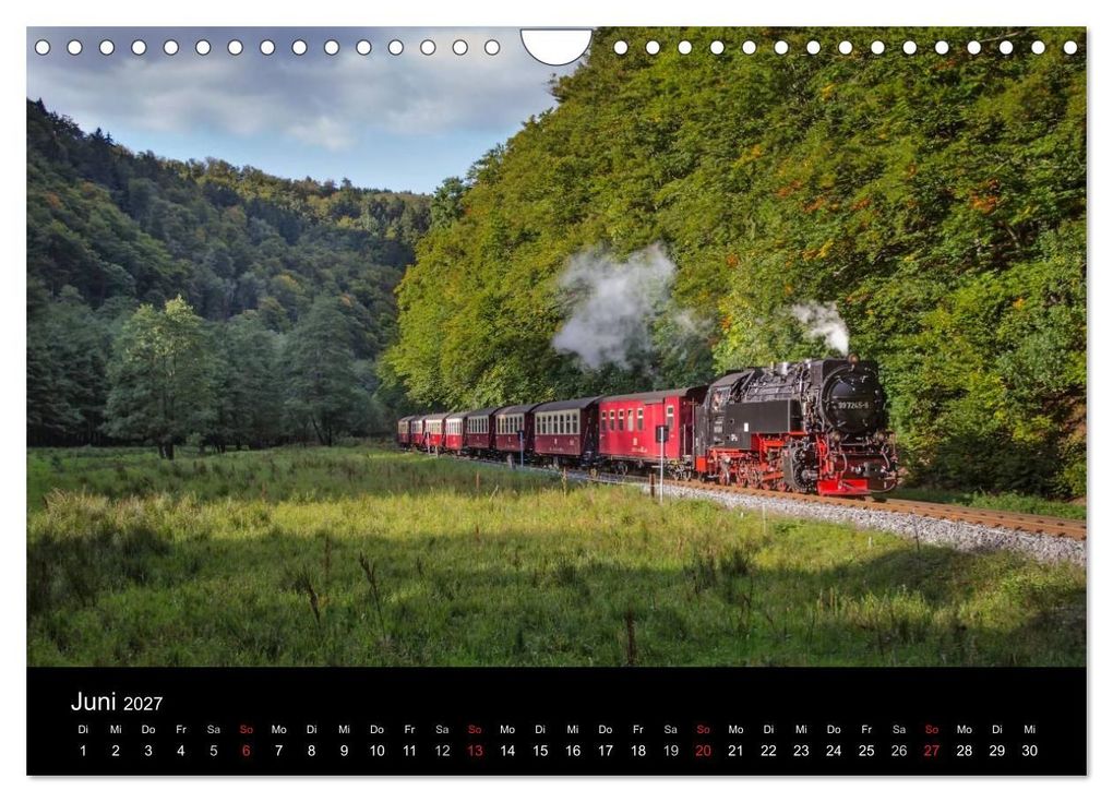 Weitere Ansicht: Unter Dampf in Sachsen Anhalt 2.0 (Wandkalender 2027 DIN A4 quer), CALVENDO Monatskalender | Steffen Gierok, Calvendo