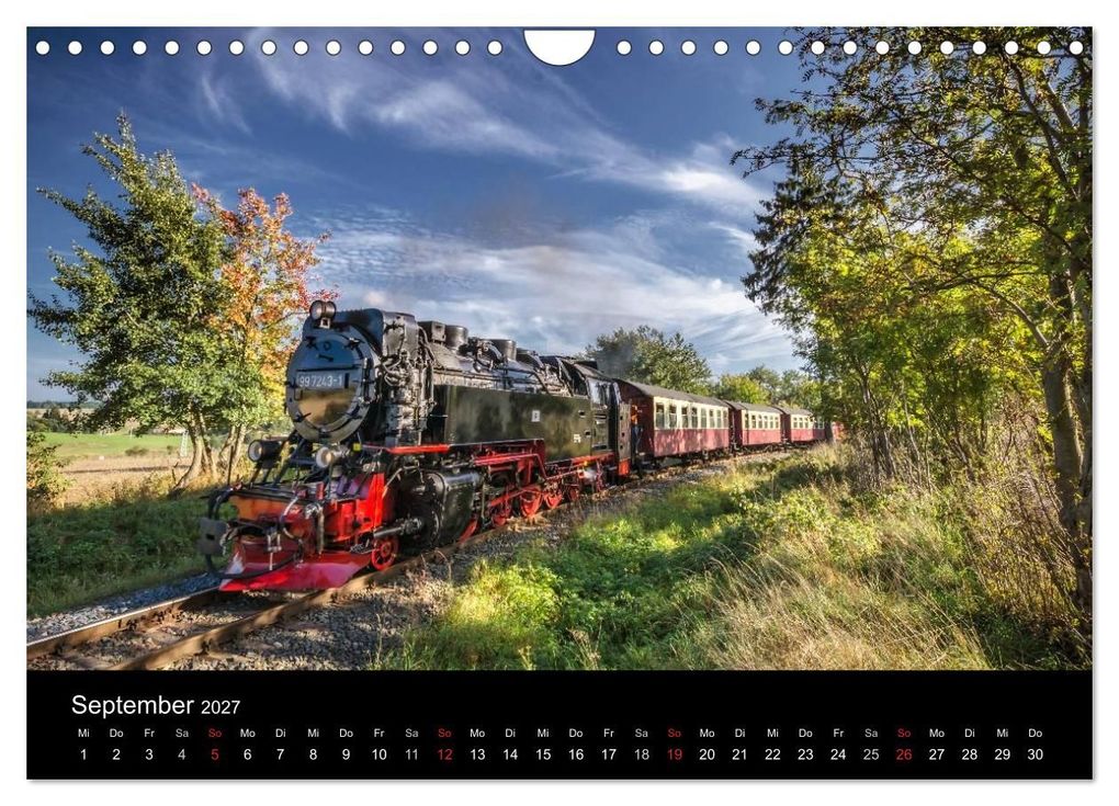 Weitere Ansicht: Unter Dampf in Sachsen Anhalt 2.0 (Wandkalender 2027 DIN A4 quer), CALVENDO Monatskalender | Steffen Gierok, Calvendo