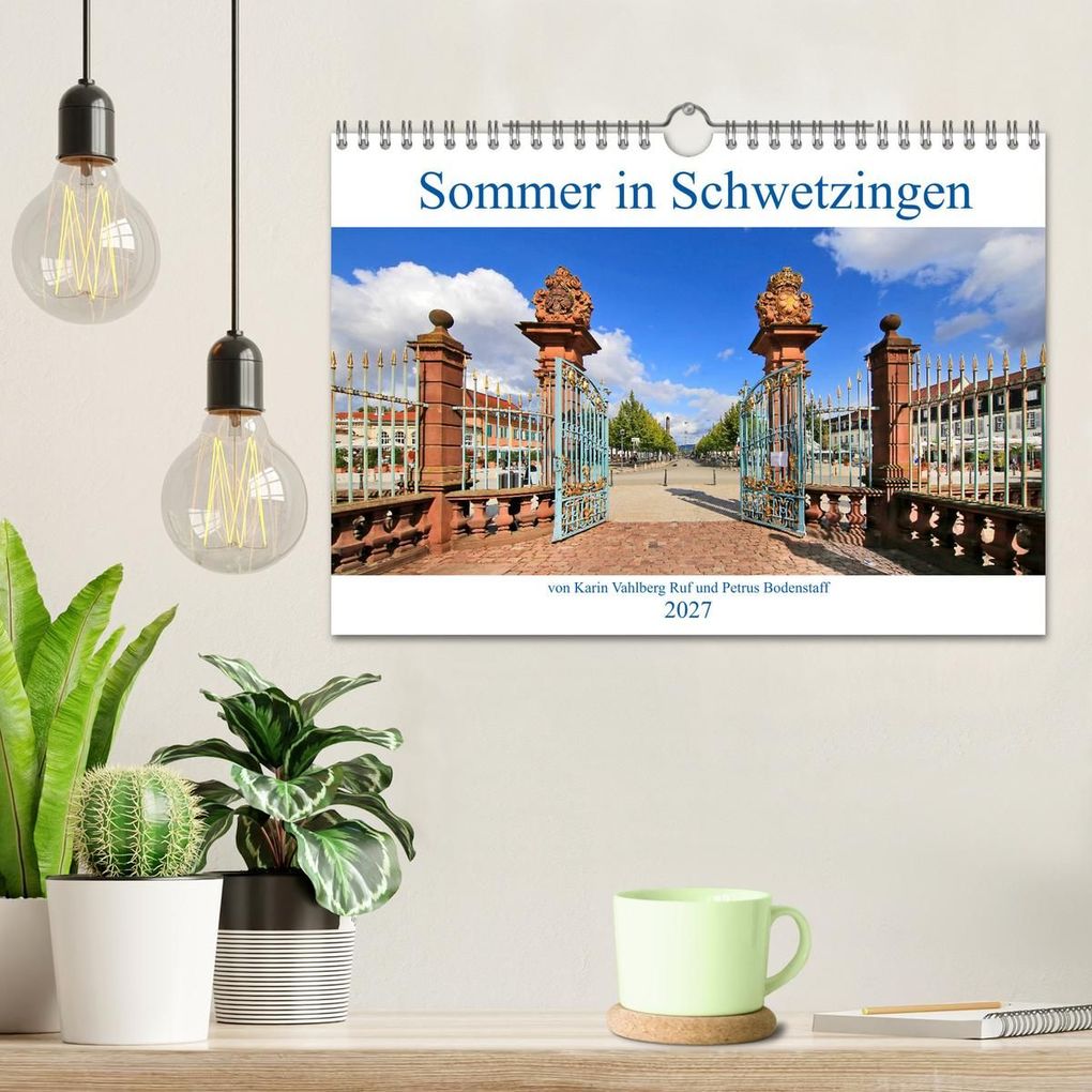 Weitere Ansicht: Sommer in Schwetzingen von Karin Vahlberg Ruf und Petrus Bodenstaff (Wandkalender 2027 DIN A4 quer), CALVENDO Monatskalender | Petrus Bodenstaff Karin Vahlberg Ruf, Calvendo