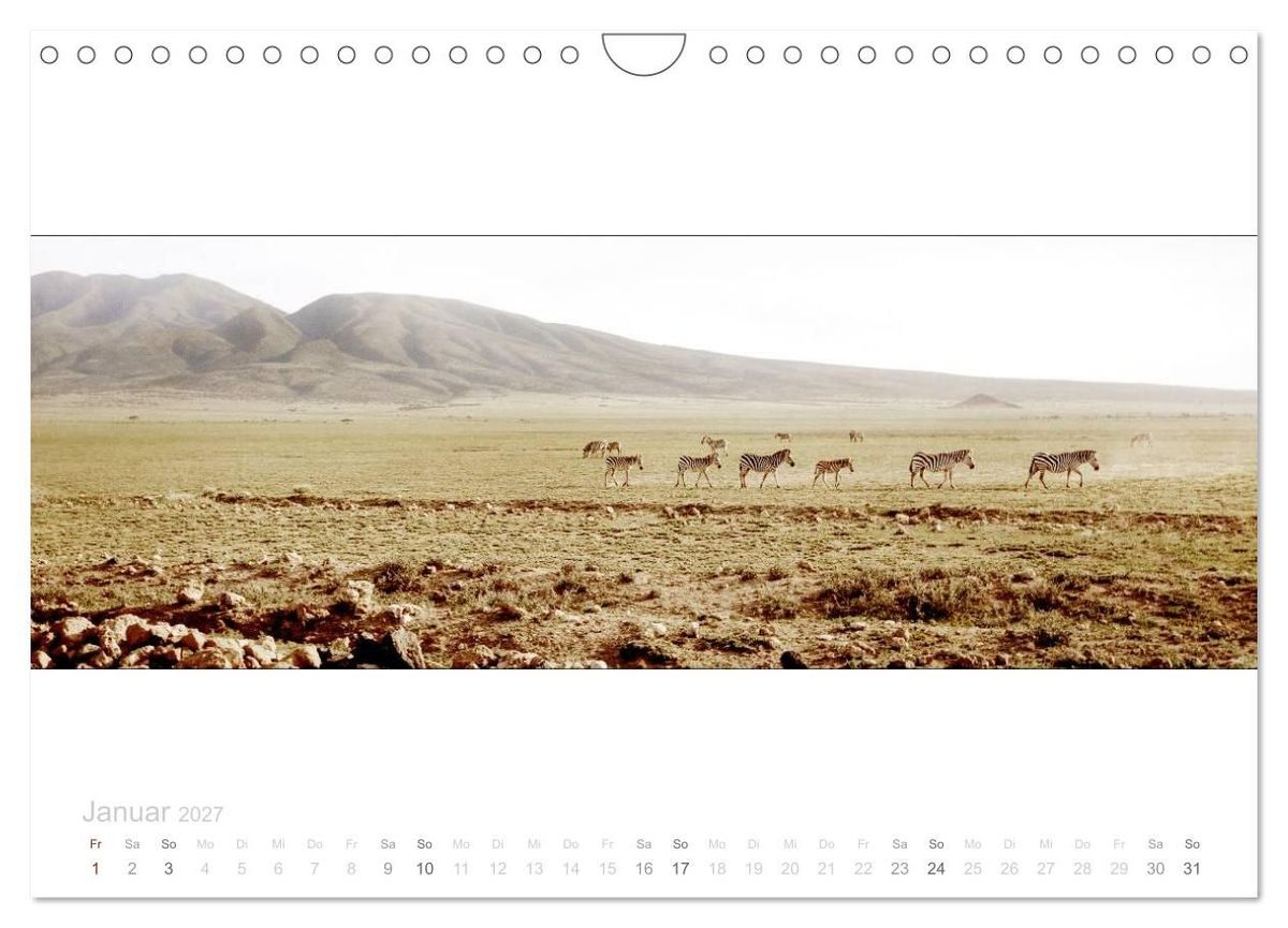 Weitere Ansicht: Serengeti Panorama (Wandkalender 2027 DIN A4 quer), CALVENDO Monatskalender | studio visuell photography, Calvendo