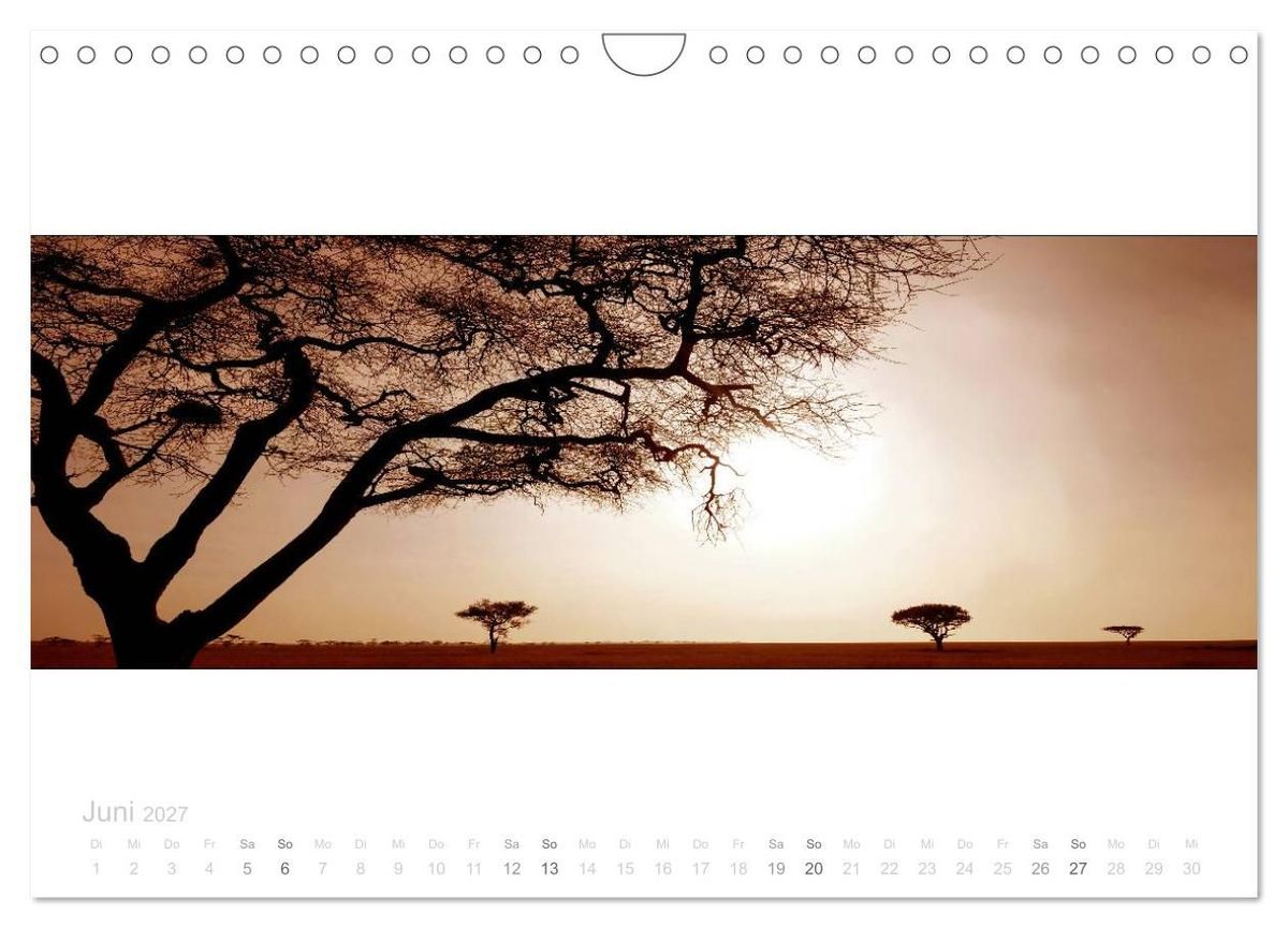 Weitere Ansicht: Serengeti Panorama (Wandkalender 2027 DIN A4 quer), CALVENDO Monatskalender | studio visuell photography, Calvendo