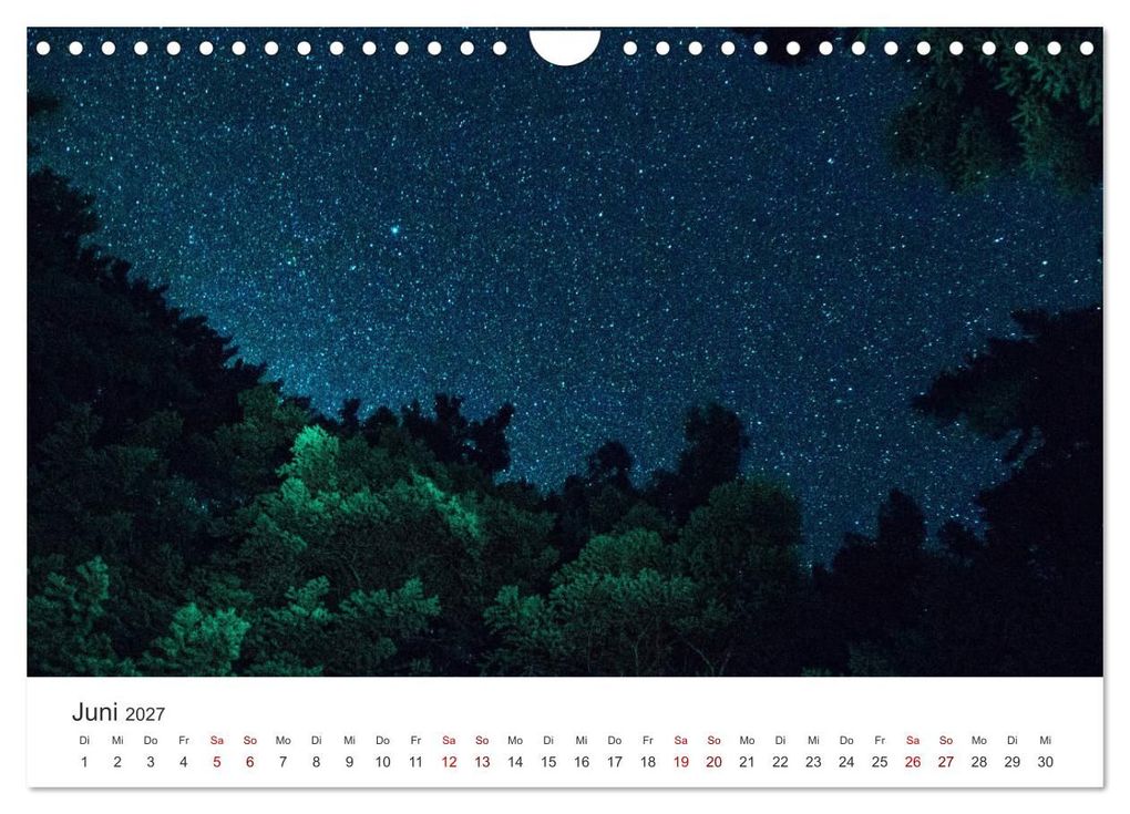 Weitere Ansicht: Nachthimmel - Unfassbare Fotografien der Sterne. (Wandkalender 2027 DIN A4 quer), CALVENDO Monatskalender | Benjamin Lederer, Calvendo