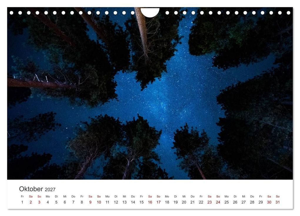Weitere Ansicht: Nachthimmel - Unfassbare Fotografien der Sterne. (Wandkalender 2027 DIN A4 quer), CALVENDO Monatskalender | Benjamin Lederer, Calvendo