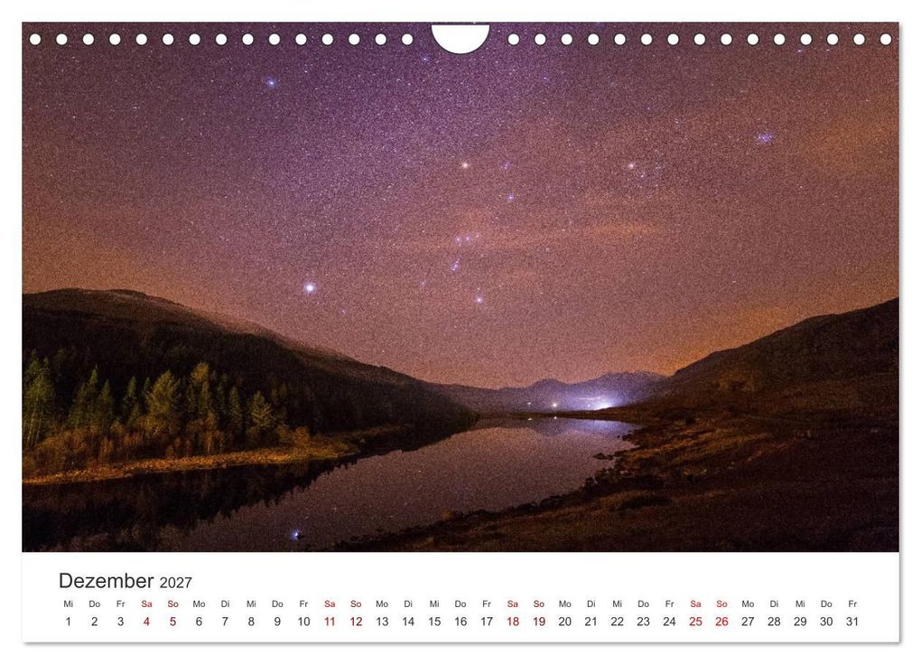 Weitere Ansicht: Nachthimmel - Unfassbare Fotografien der Sterne. (Wandkalender 2027 DIN A4 quer), CALVENDO Monatskalender | Benjamin Lederer, Calvendo
