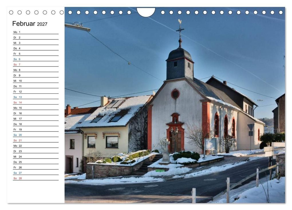 Weitere Ansicht: Sa(ar)krale Baukunst - Kapellen im Saarland (Wandkalender 2027 DIN A4 quer), CALVENDO Monatskalender | Thomas Bartruff, Calvendo