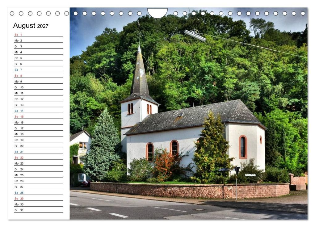 Weitere Ansicht: Sa(ar)krale Baukunst - Kapellen im Saarland (Wandkalender 2027 DIN A4 quer), CALVENDO Monatskalender | Thomas Bartruff, Calvendo