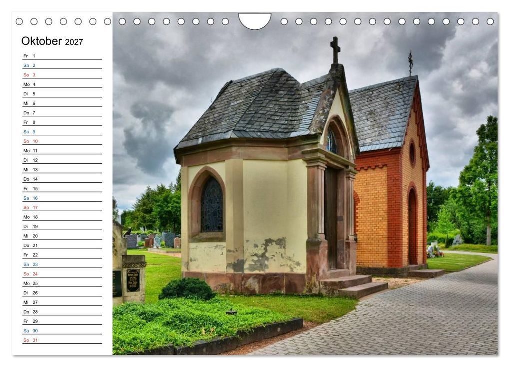 Weitere Ansicht: Sa(ar)krale Baukunst - Kapellen im Saarland (Wandkalender 2027 DIN A4 quer), CALVENDO Monatskalender | Thomas Bartruff, Calvendo