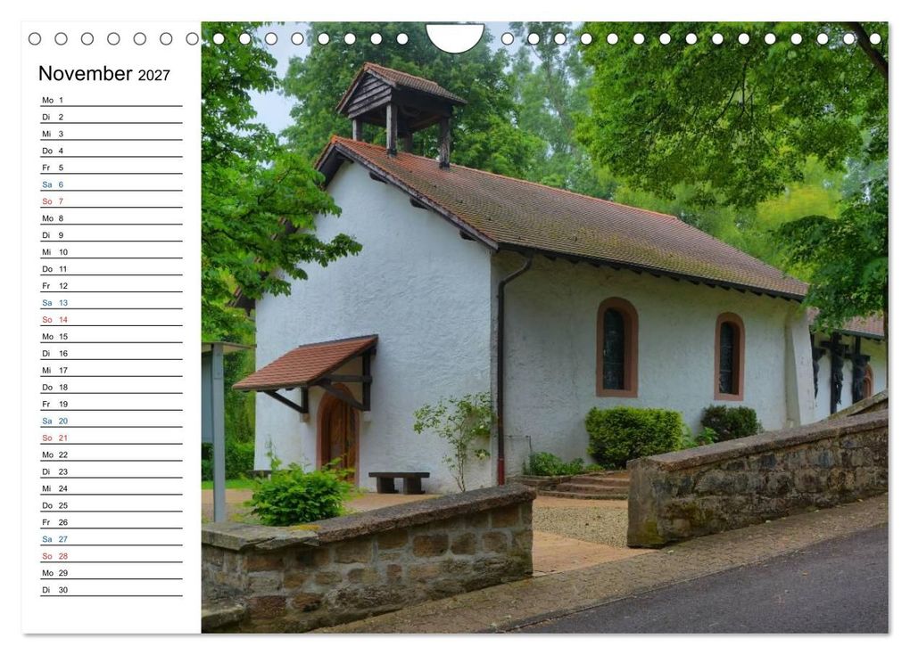 Weitere Ansicht: Sa(ar)krale Baukunst - Kapellen im Saarland (Wandkalender 2027 DIN A4 quer), CALVENDO Monatskalender | Thomas Bartruff, Calvendo