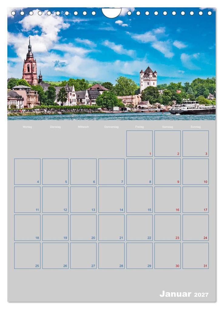 Weitere Ansicht: ELTVILLE - Wein-, Sekt- und Rosenstadt am Rhein (Wandkalender 2027 DIN A4 hoch), CALVENDO Monatskalender | Dieter Meyer, Calvendo