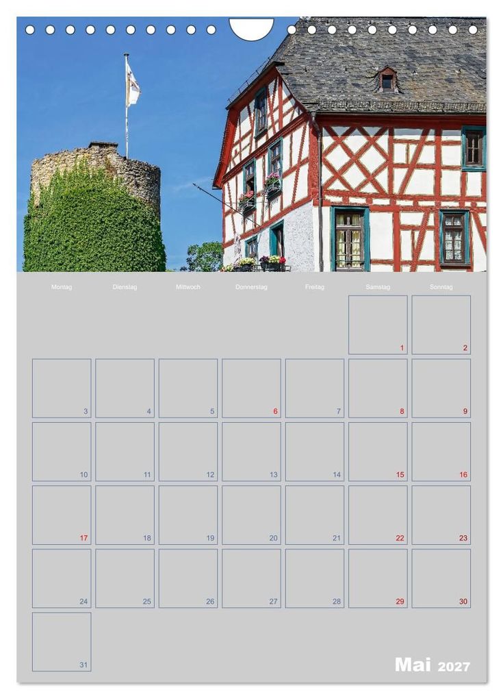 Weitere Ansicht: ELTVILLE - Wein-, Sekt- und Rosenstadt am Rhein (Wandkalender 2027 DIN A4 hoch), CALVENDO Monatskalender | Dieter Meyer, Calvendo