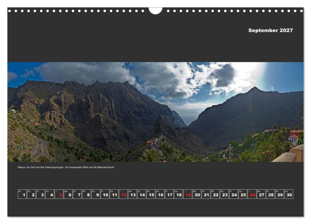 Weitere Ansicht: Teneriffa im Panorama (Wandkalender 2027 DIN A3 quer), CALVENDO Monatskalender | Paul Linden, Calvendo